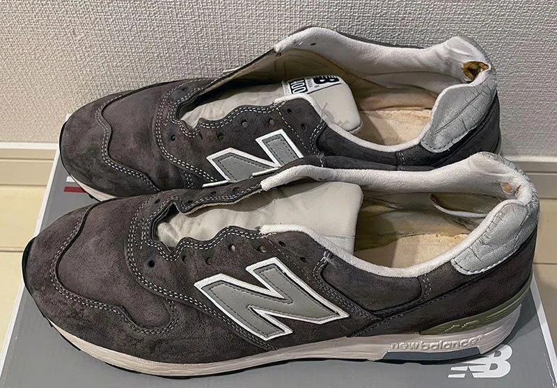 ニューバランスM1400修理｜あふれる