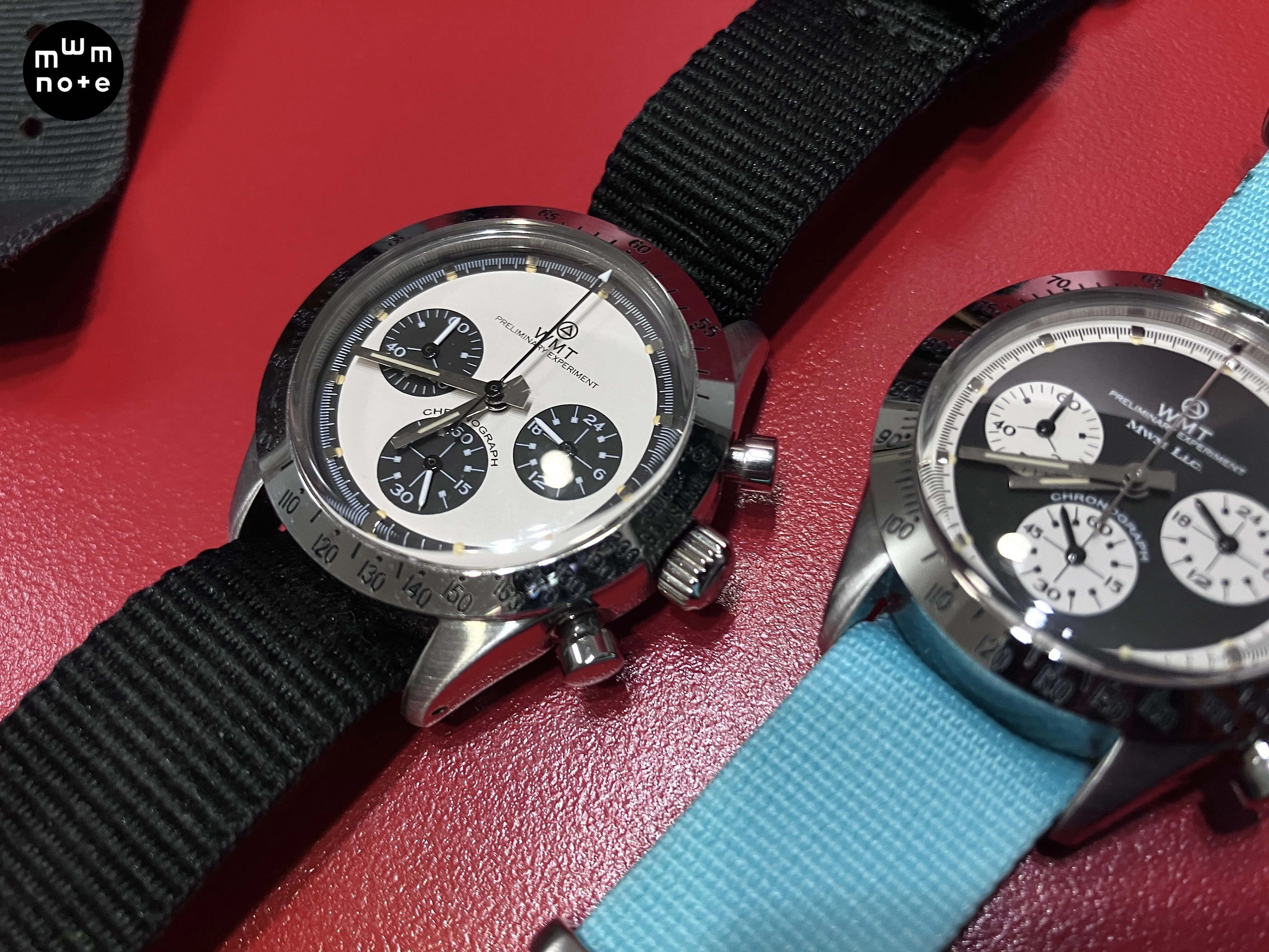 WMT GP1 mini クロノグラフ 逆パンダ WMT GP1 mid size (32mm) Reverse Panda by MWM | MWM FUKUOKA (WMT