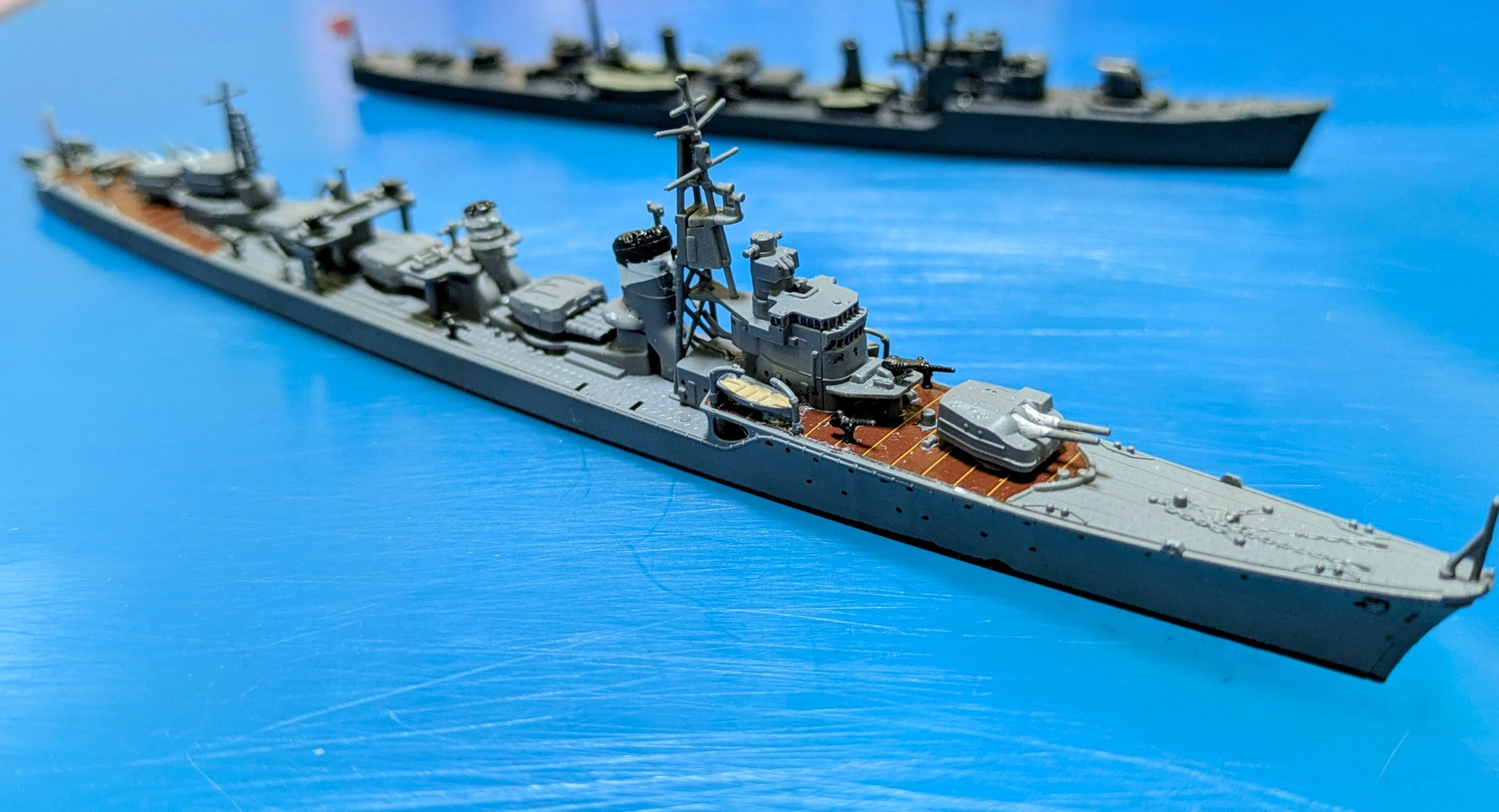 駆逐艦島風/1/700/タミヤ/制作日記。11月1日更新。｜Masa/絵/プラモ/7
