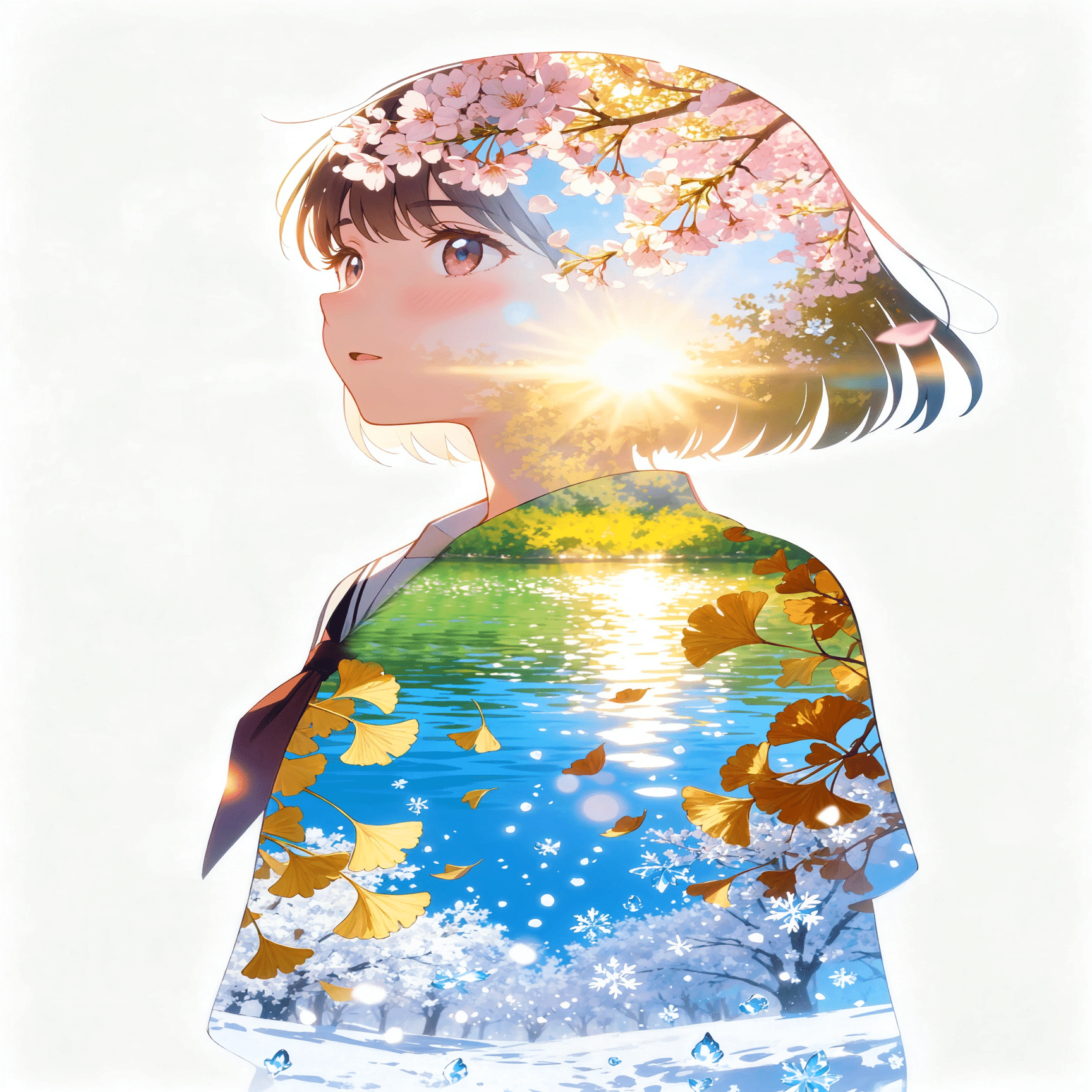 X：てんねんの10月のアナリティクス（2025年11月1日のAIイラスト