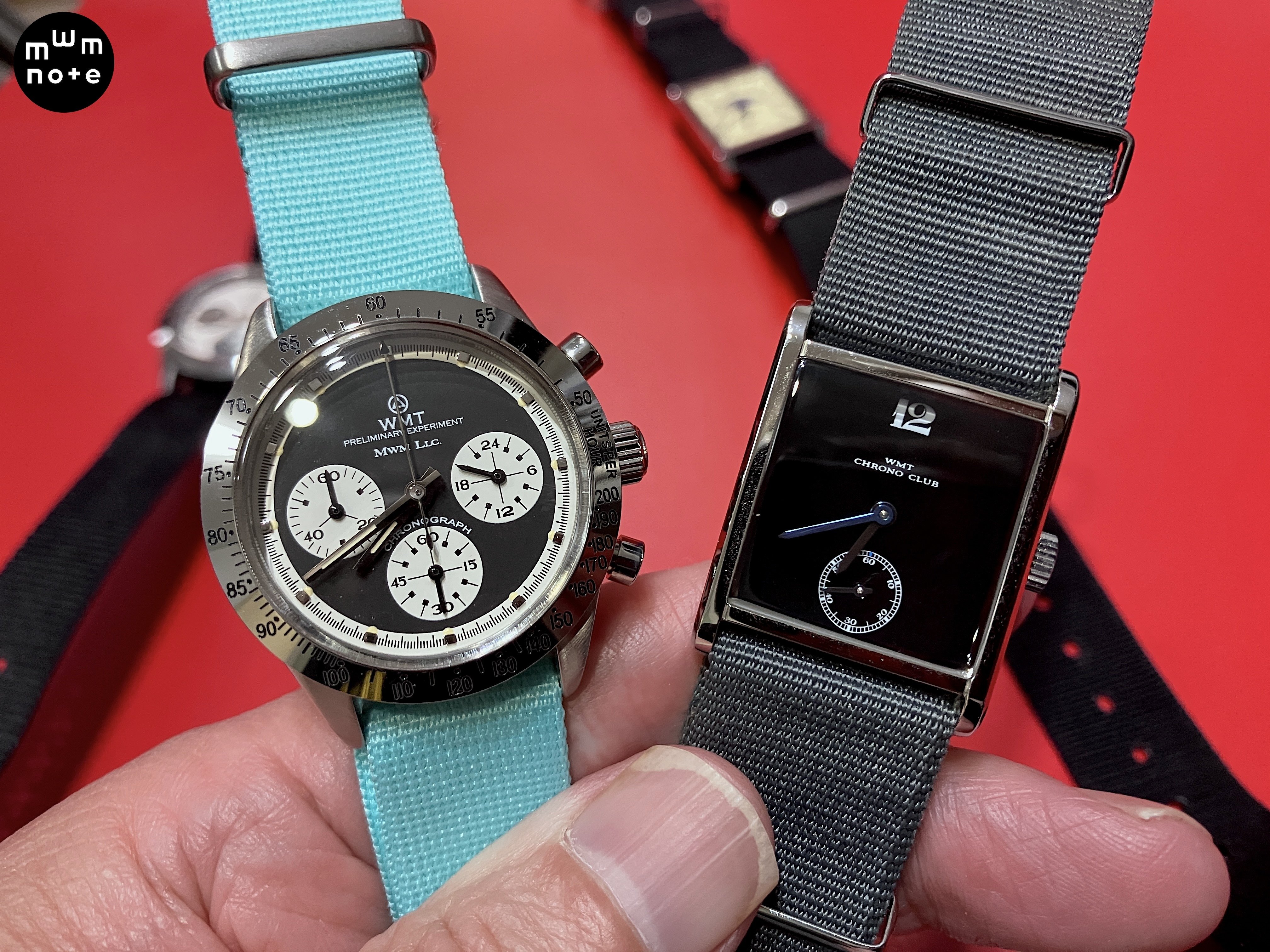 WMT 手書き　リバースパンダ　クロノグラフ 再販決定】プラベゼルのリバースパンダクロノグラフが、手書きスタイル