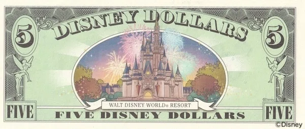 初めてのDダラー】 2003年版ディズニーダラーの紙幣を徹底紹介