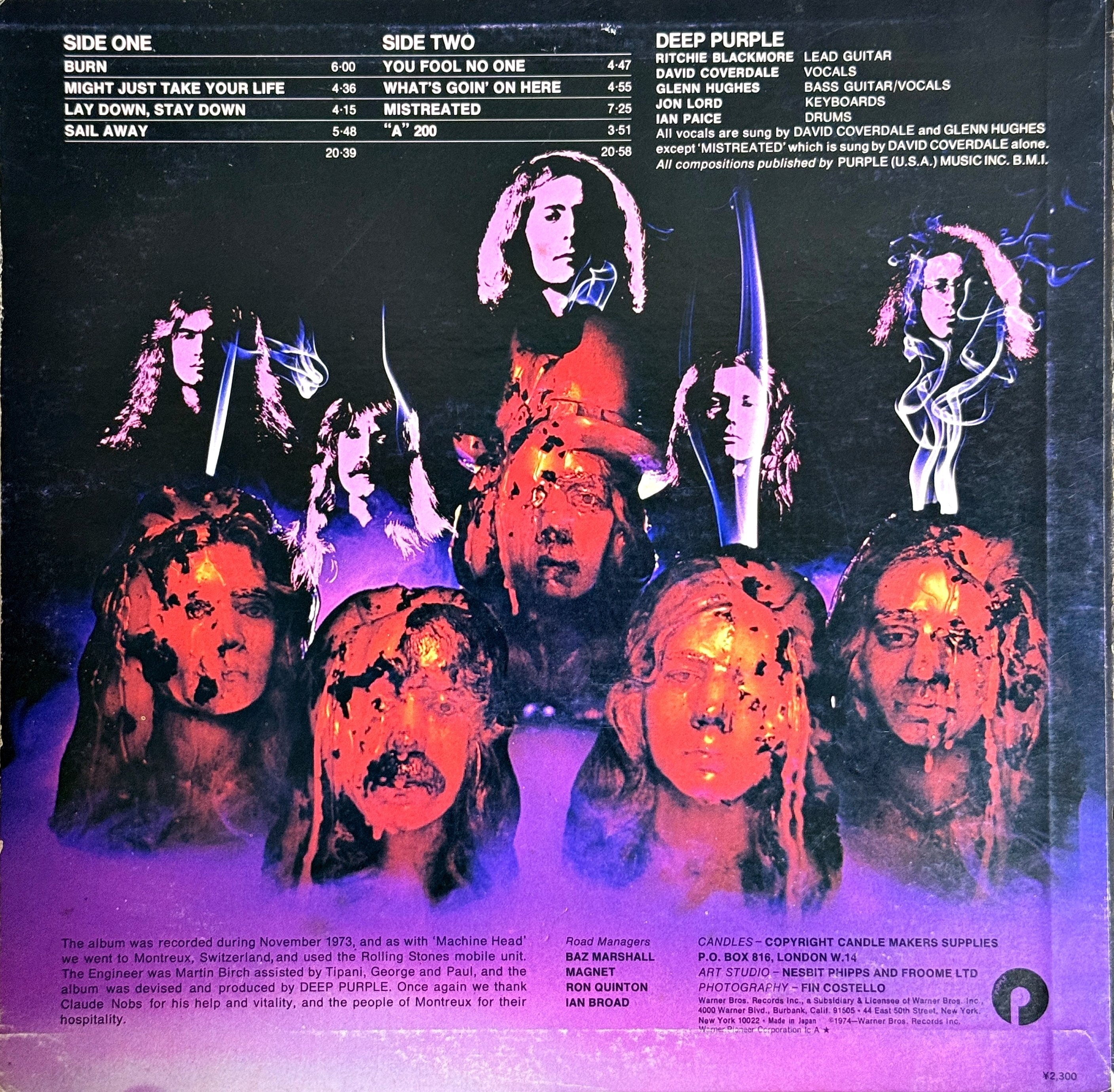 炎のごとく蘇るMark III ― Deep Purple『Burn』（1974）徹底解説｜店長
