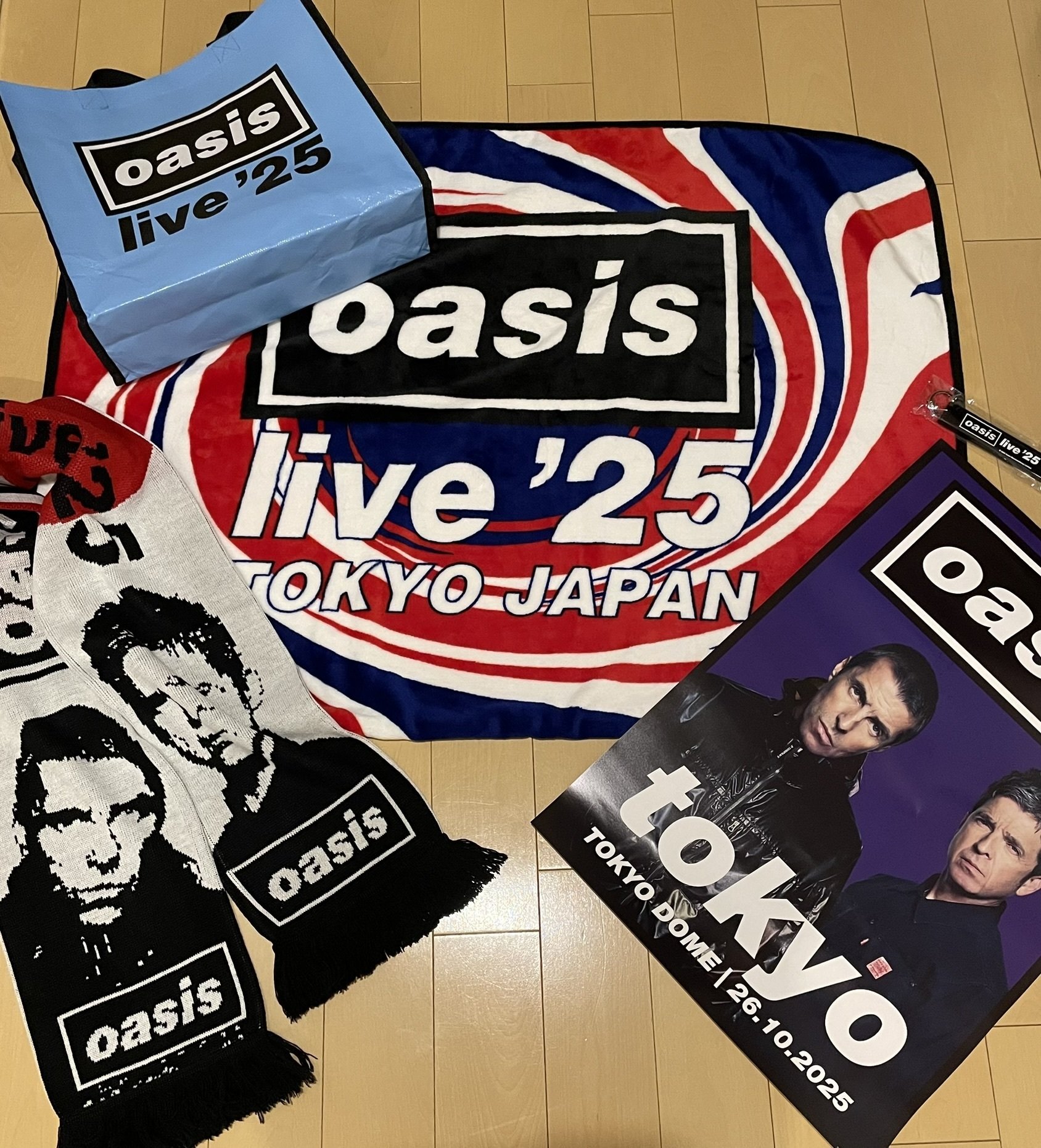 オアシス 福袋限定 ブランケット oasis live'25 ブランケット（福袋
