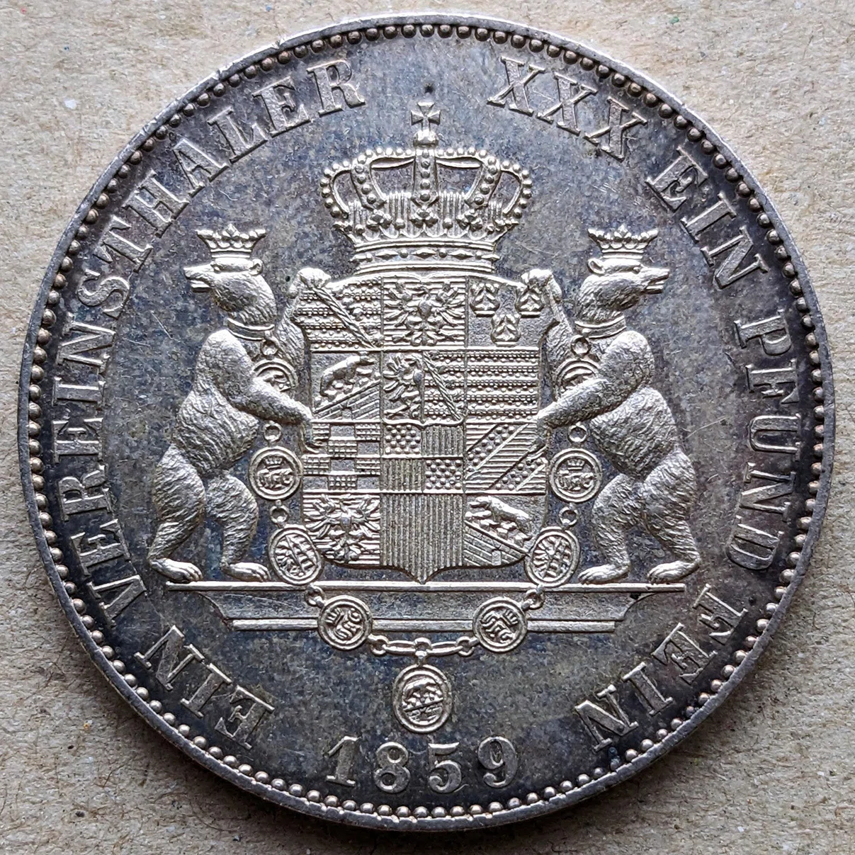 ブレーメン 1ターラー銀貨 (Bremen Ein Thaler Gold)｜オーライズドコイン