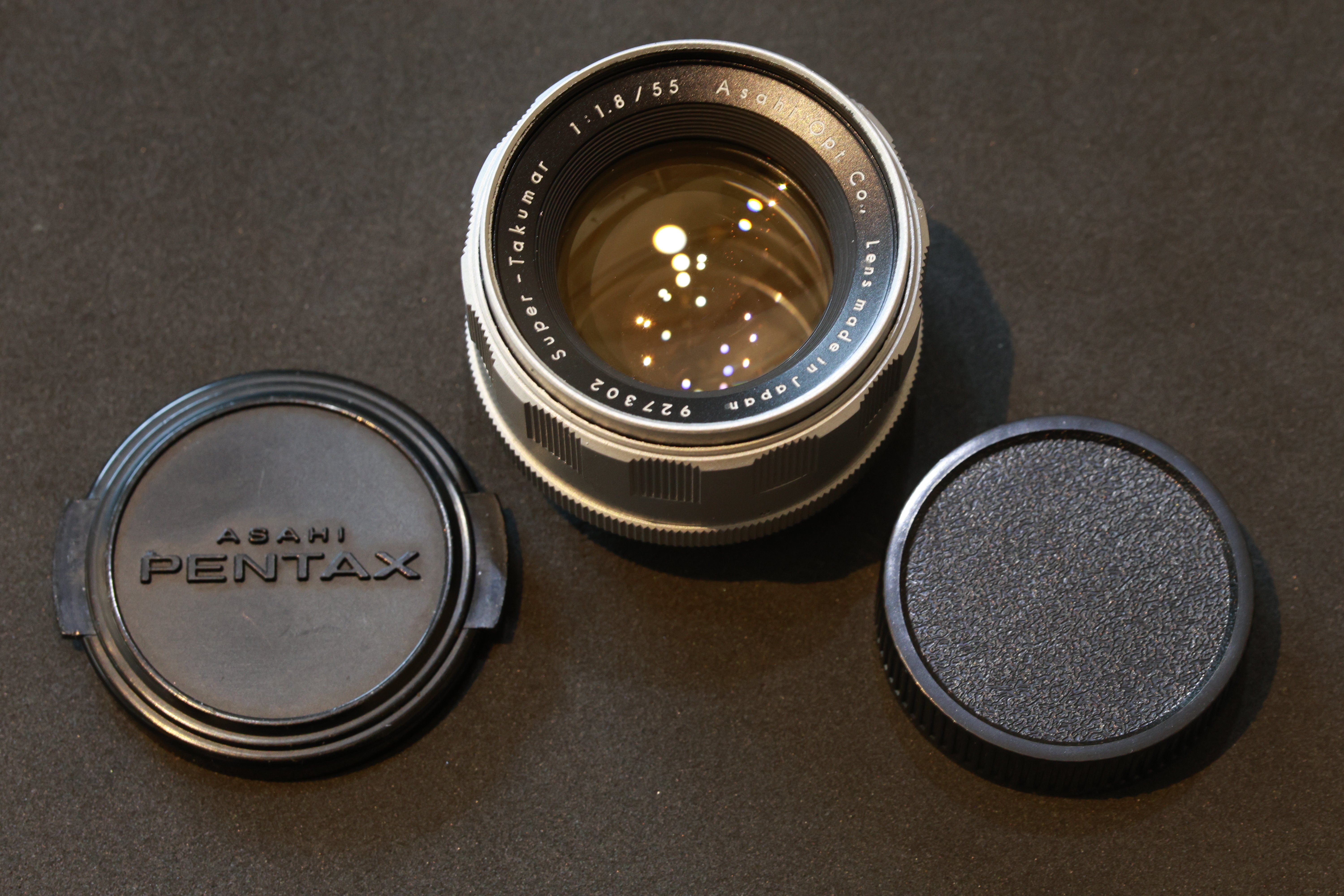 Super-Takumar 55mm F1.8 前期型 Pearl Silver（整備・再塗装