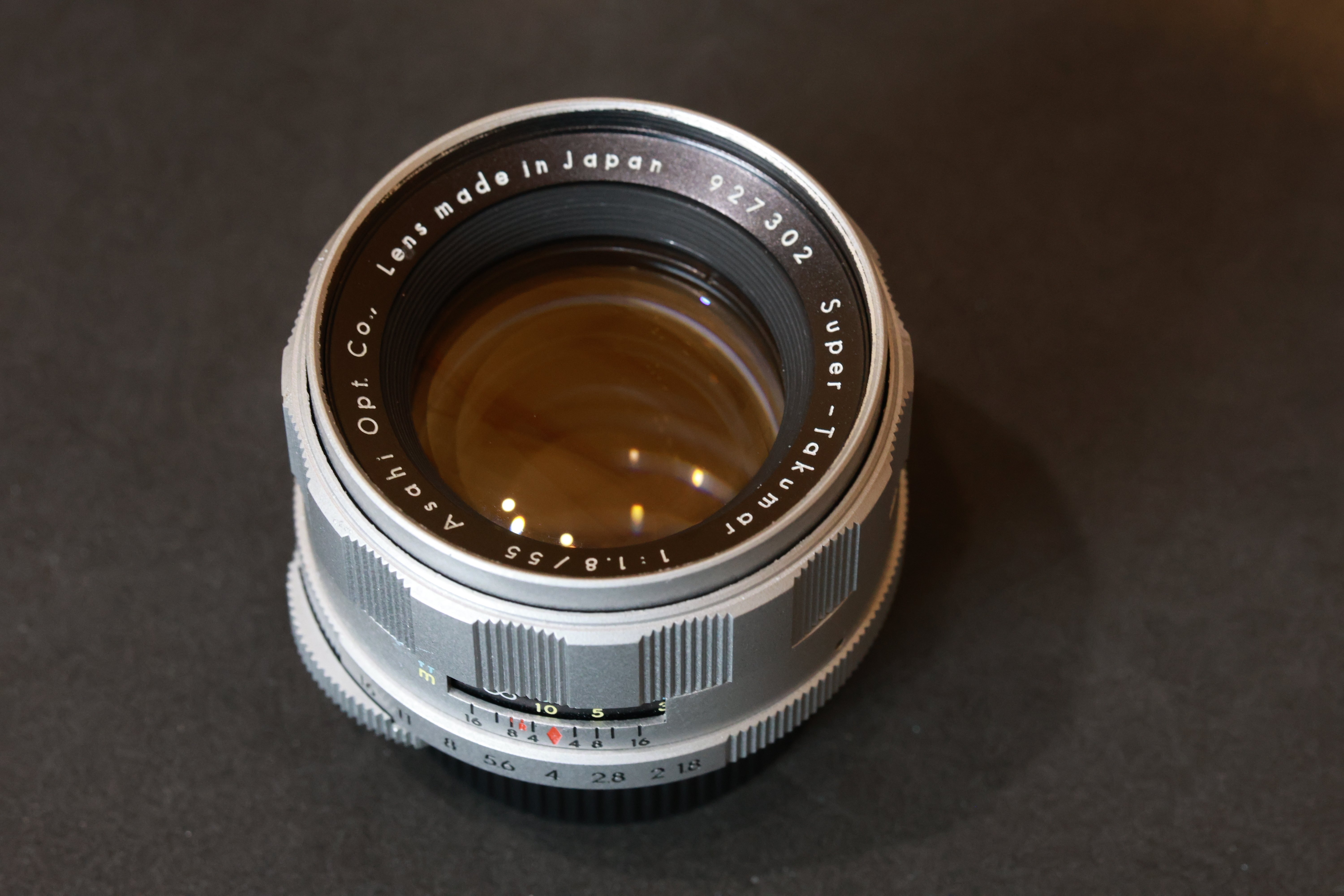 ☆前期型☆ Super Takumar 55mm F1.8 フード付 SO195 Super-Takumar 55mm F1.8 前期型 S/N：1235298 - メルカリ