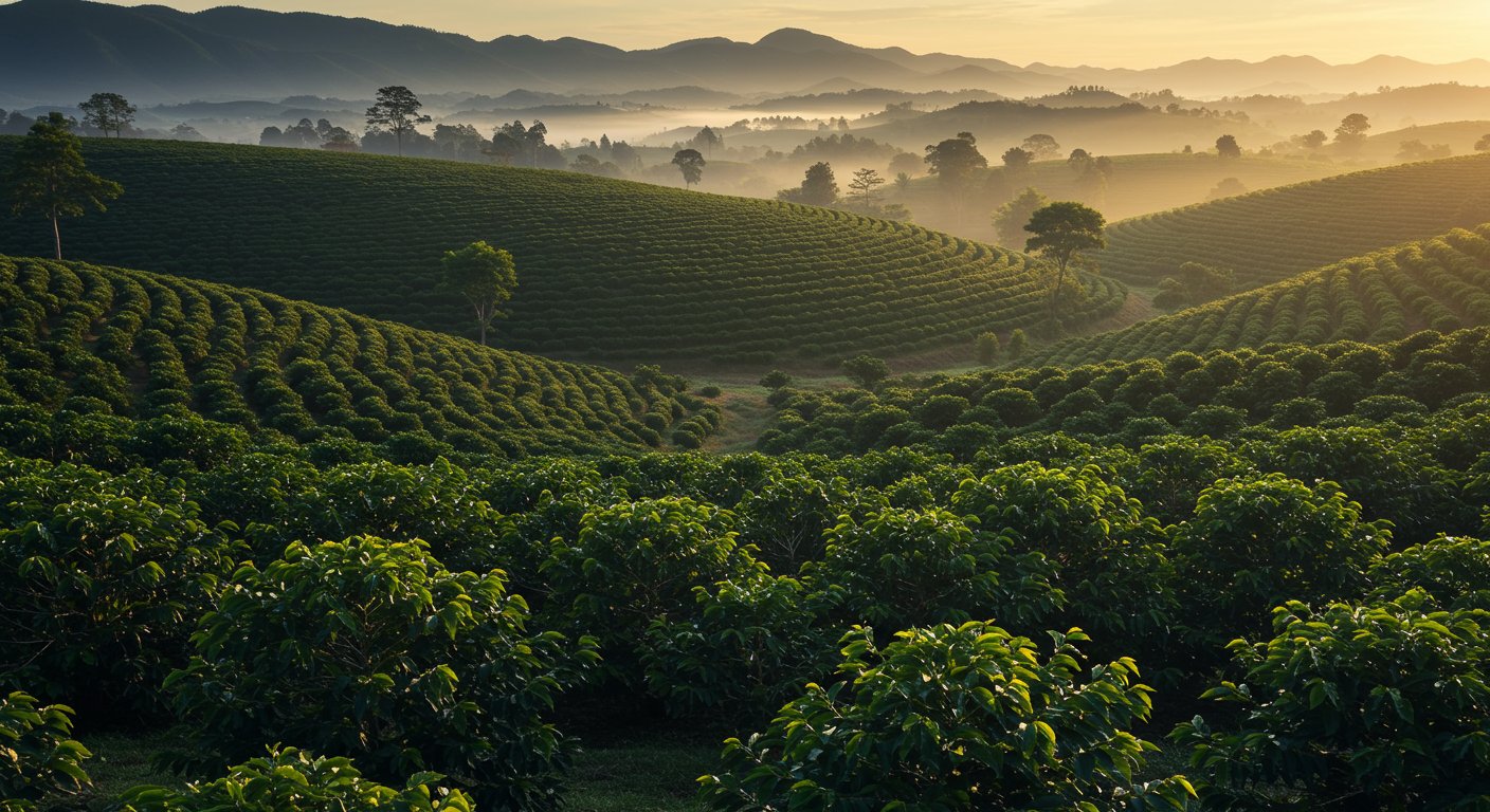 コーヒー農園の風景