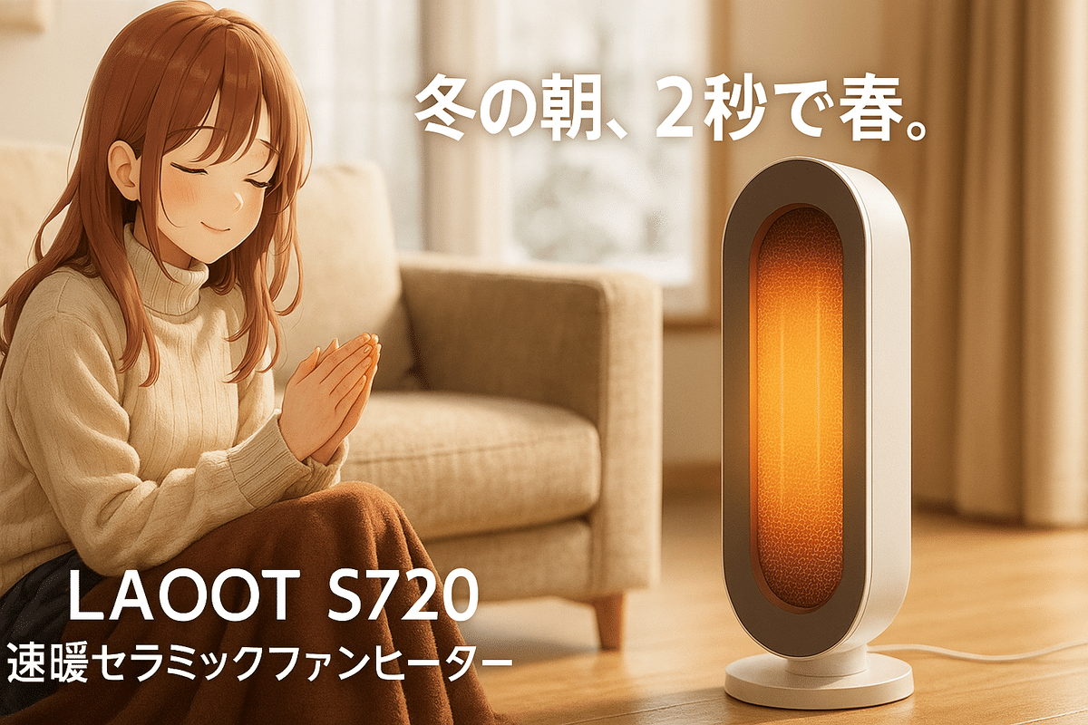 暴露】私がエアコンをやめて『LAOGOT S720』を選んだ5つの理由。この