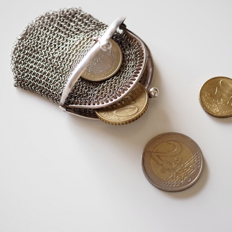 フランス製 アンティークシルバーコインパース｜toko-silver