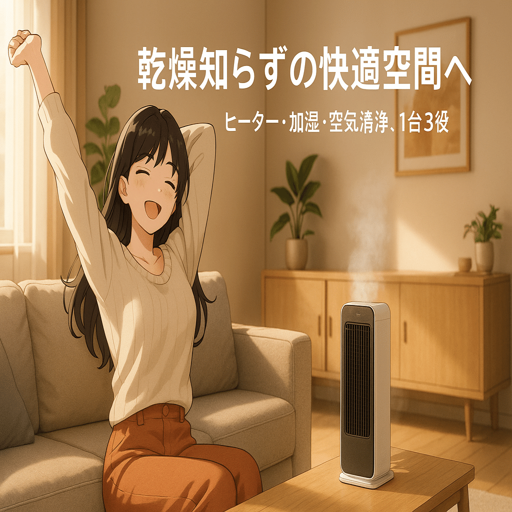 なぜ、この1台で冬の部屋が「乾燥知らずの快適空間」に変わるのか