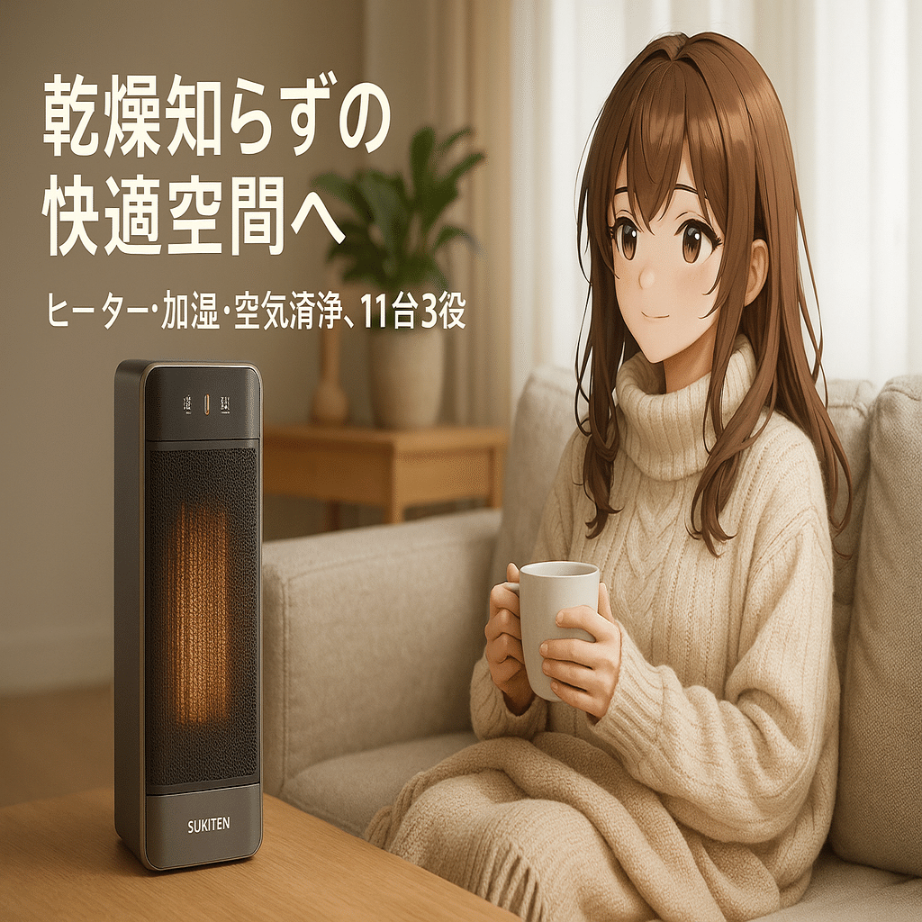 なぜ、この1台で冬の部屋が「乾燥知らずの快適空間」に変わるのか