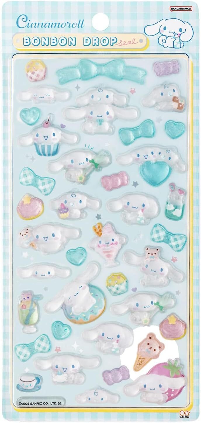 サンリオ】ボンボンドロップシールmini｜2026年1月発売の新作全8種