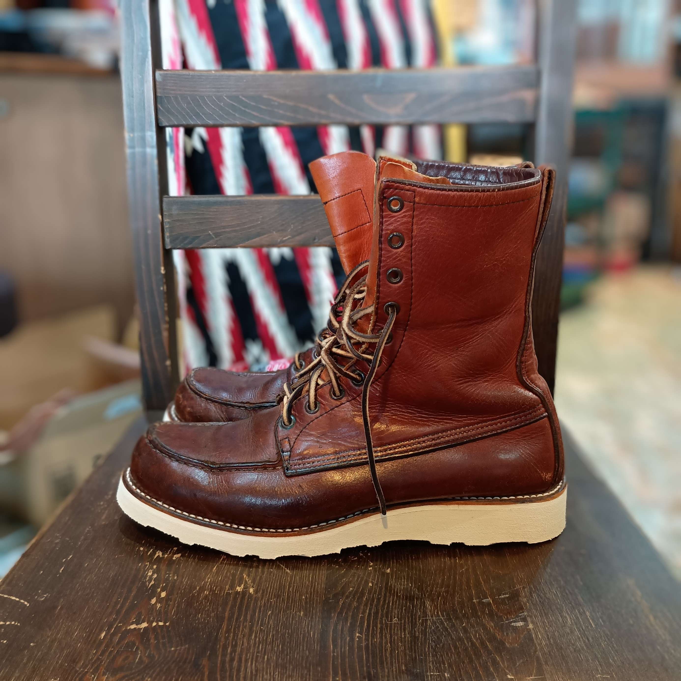 Resole/ソールカスタム】Red Wing#877+vibram#4014｜CREA Repair