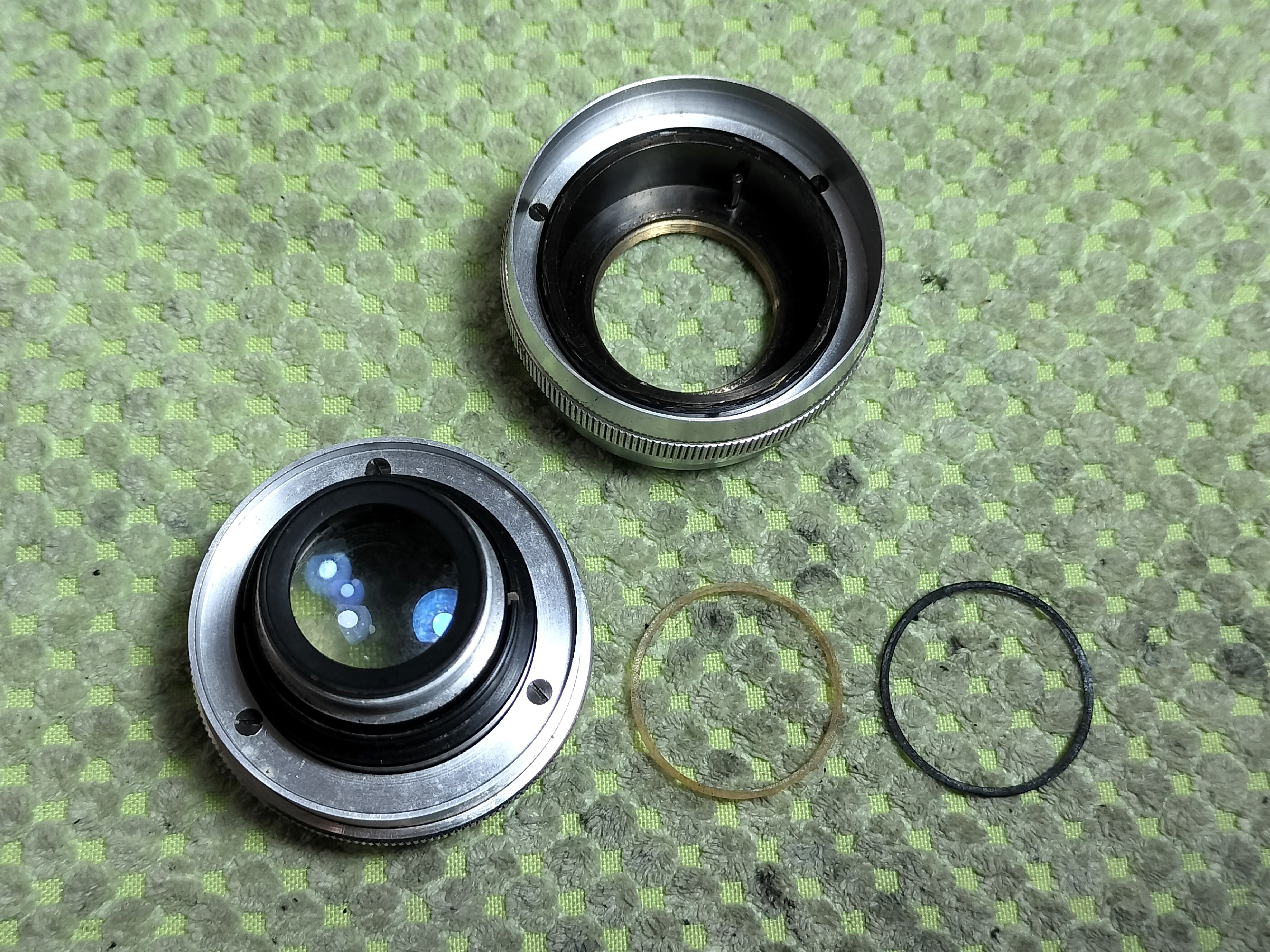 Pentax Takumar 58mm F/2.4 M37の分解｜フィルムカメラ修理のアクアカメラ