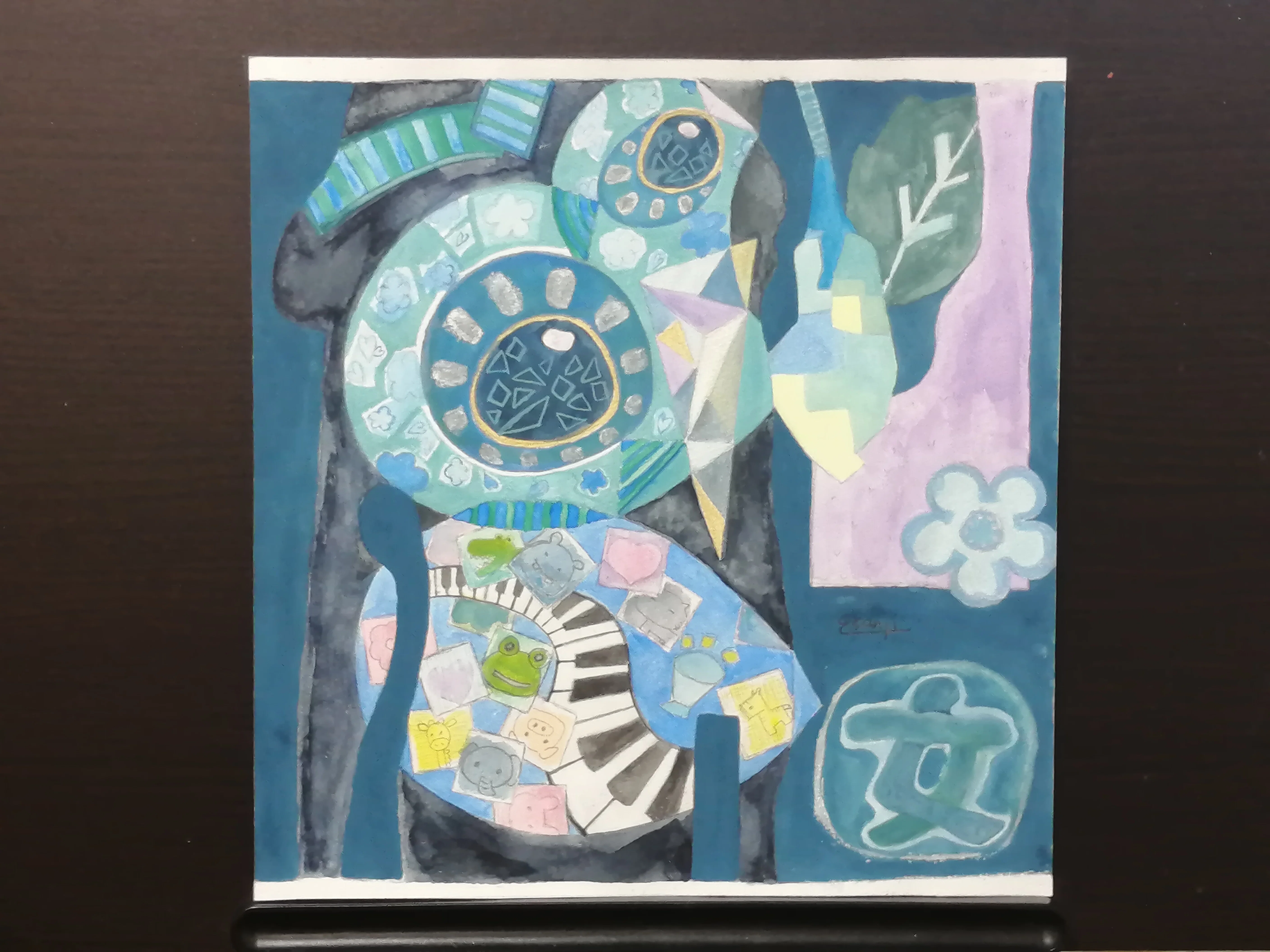 5年間、歴代のピカソ風の漢字ART「桜」王延偉Wangyanwei｜王延偉の漢字