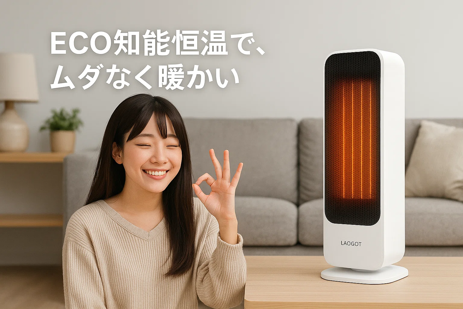 暴露】なぜ私はエアコンを捨てたのか？LAOGOTセラミックヒーターS720が