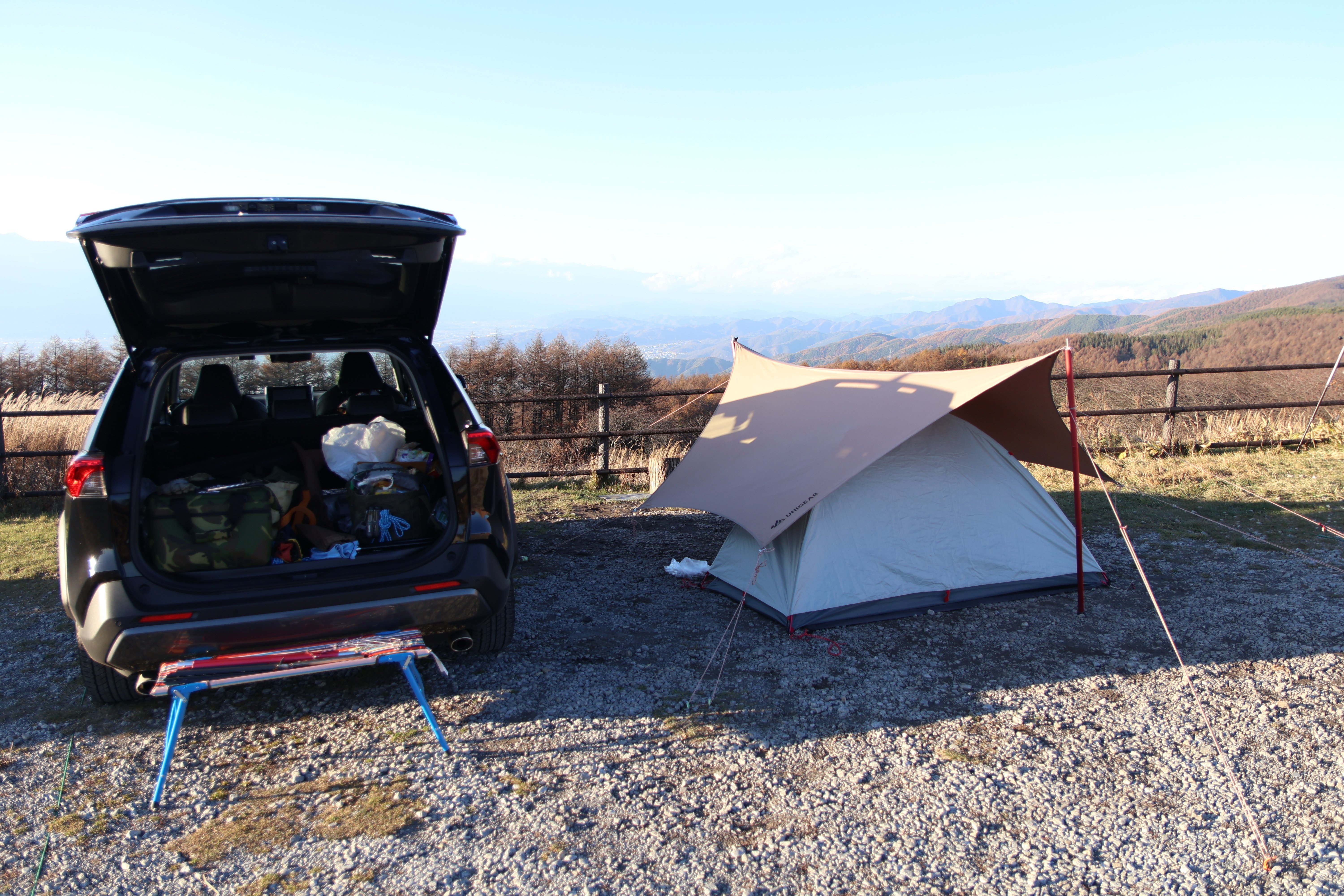 キャンプ道具 『33mm極太アルミポール』 ～あの強風に耐えられるか