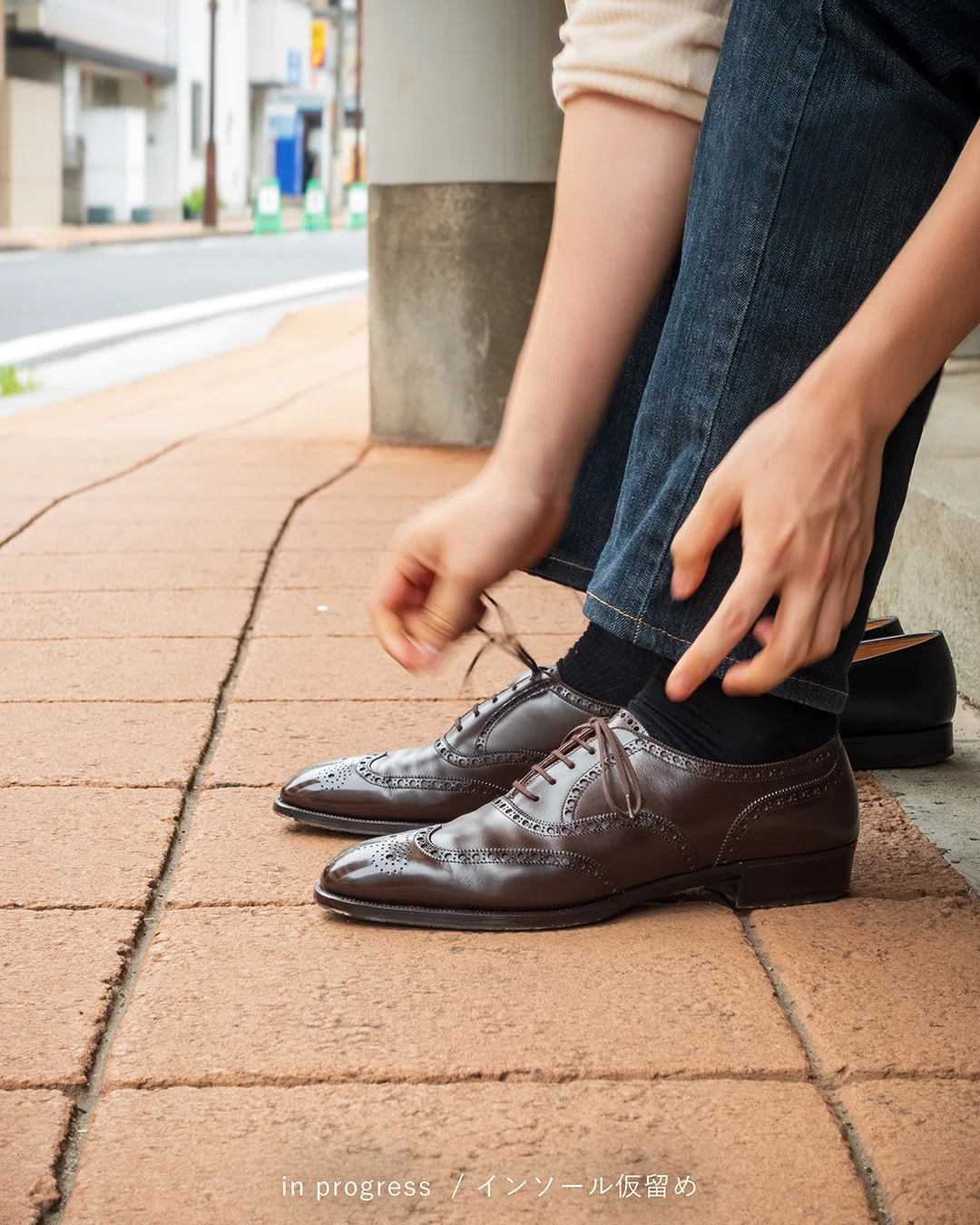 靴修理ビフォア＆アフター】「脱いだ時の美しさ」も妥協しない。微調整