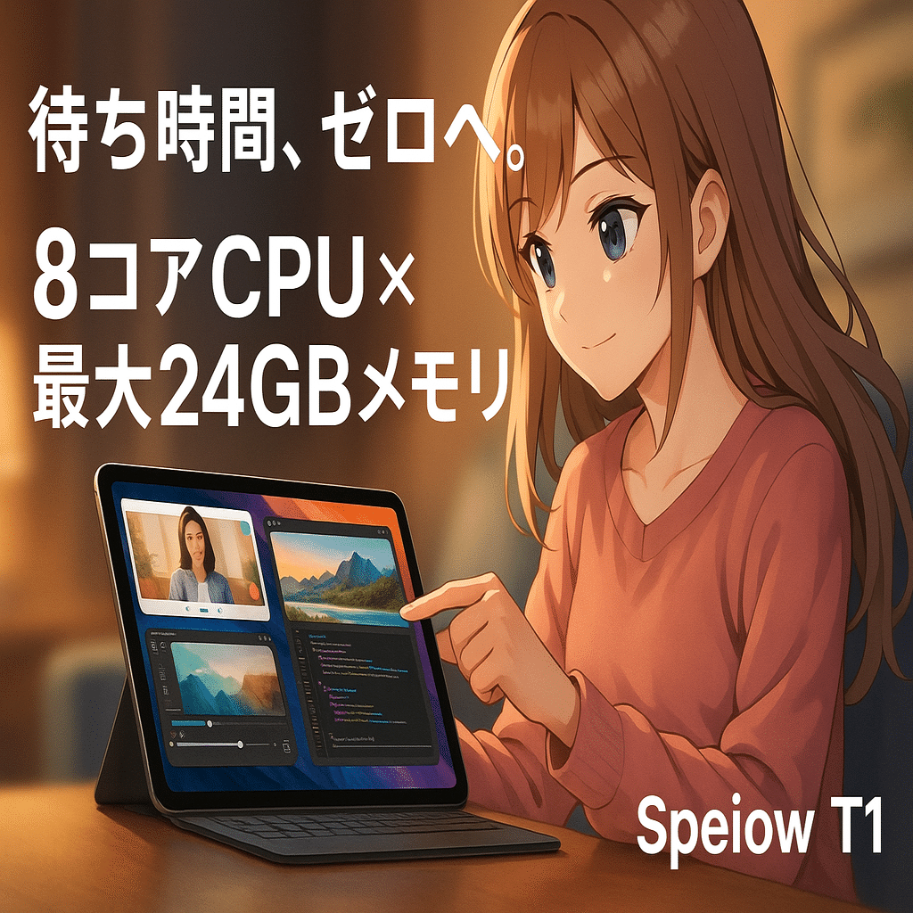 なぜ、この2万円台のタブレット「Speiow T1」が、5万円以上の高級機