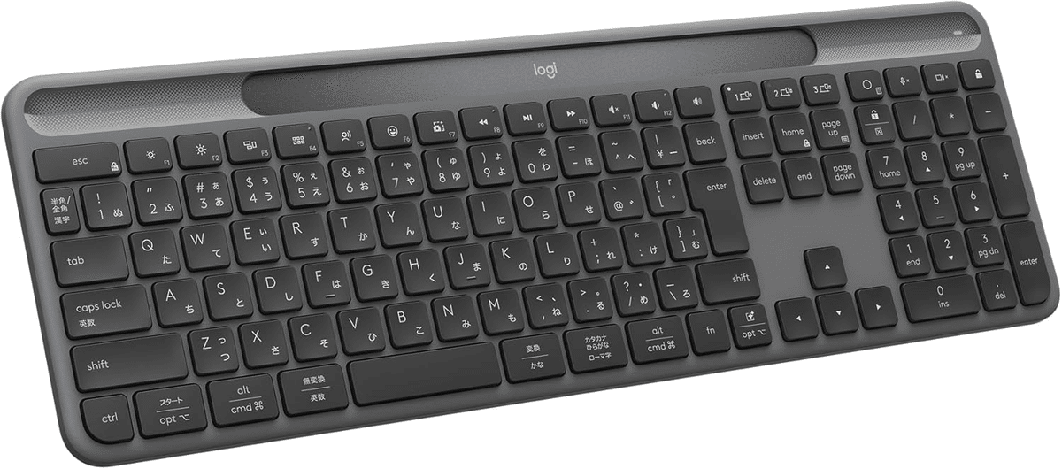 ロジクール Signature Slim Solar+ K980 ロジクール Signature Slim Solar+ ワイヤレスキーボード | ソーラー充電