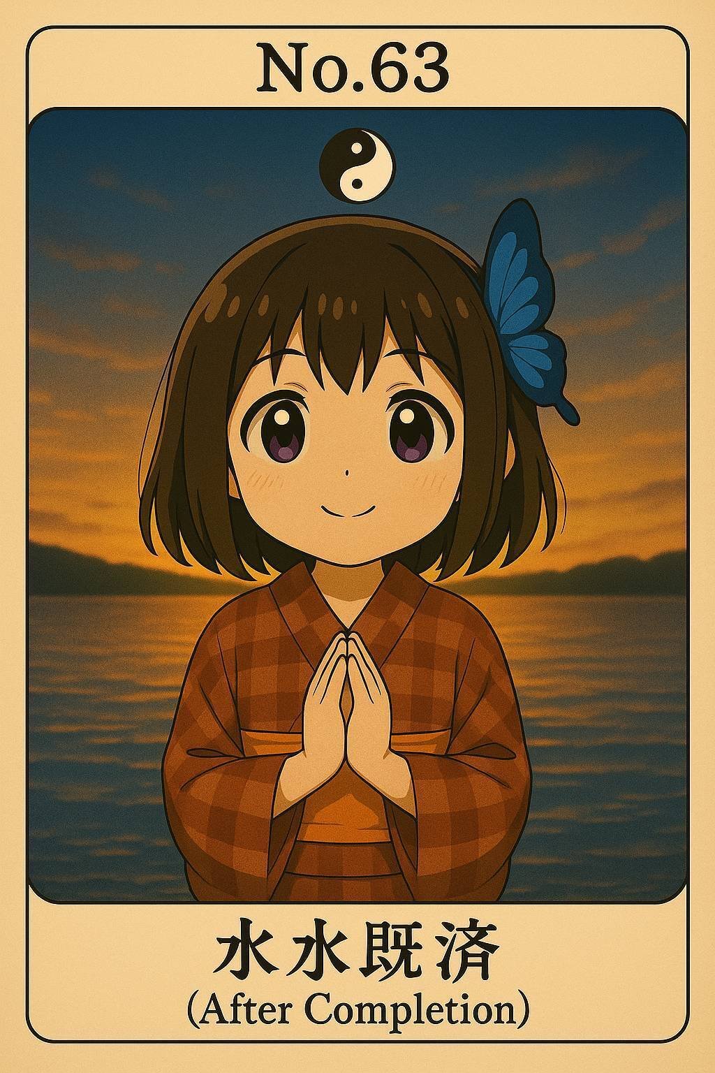 易鑑定解釈🌈第63卦「水火既済（すいかきせい）」｜わらこ暦🗓️今日の