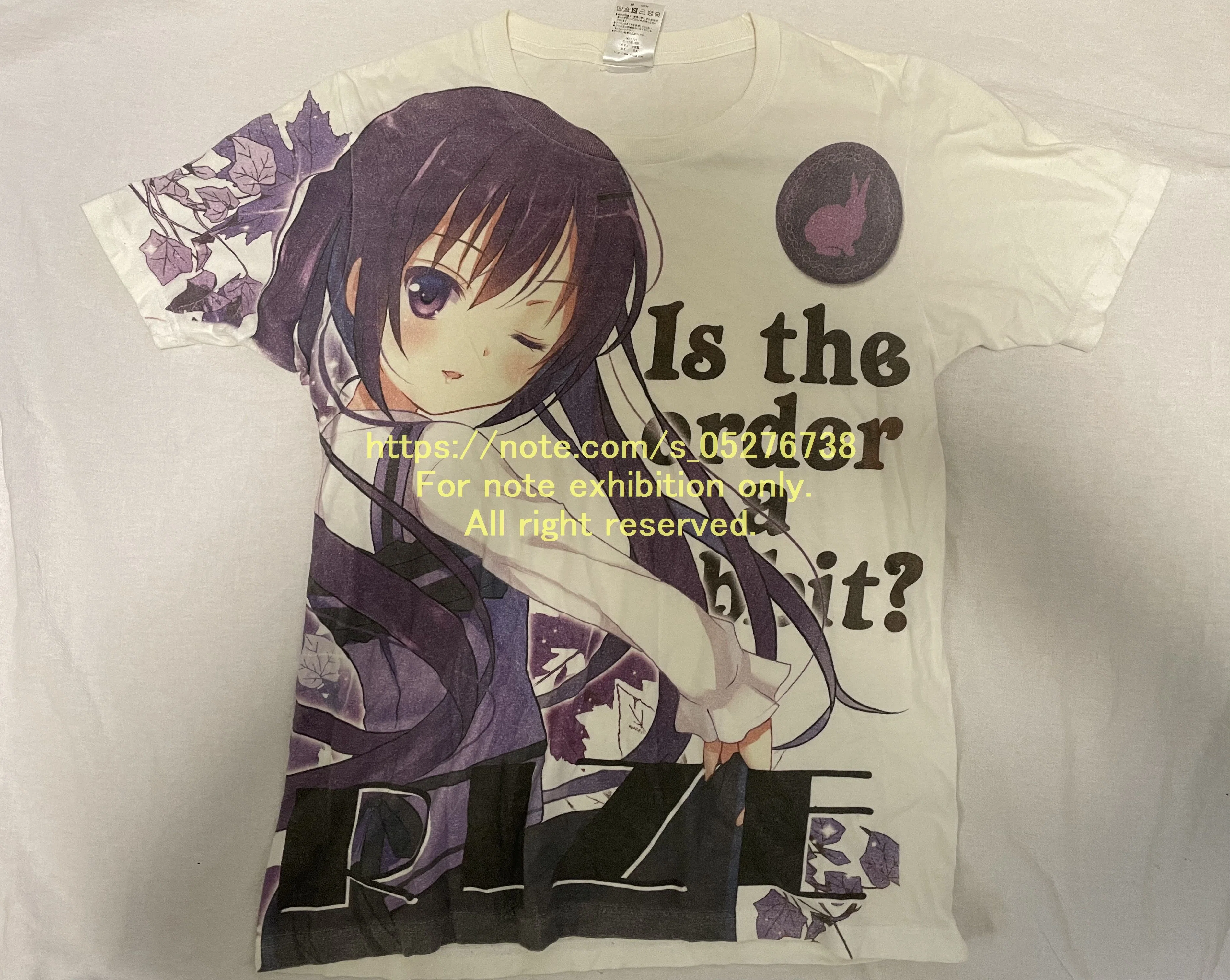 リゼちゃんのTシャツで学ぶ！コスパ社製のアニメTシャツ講座｜s_0527 
