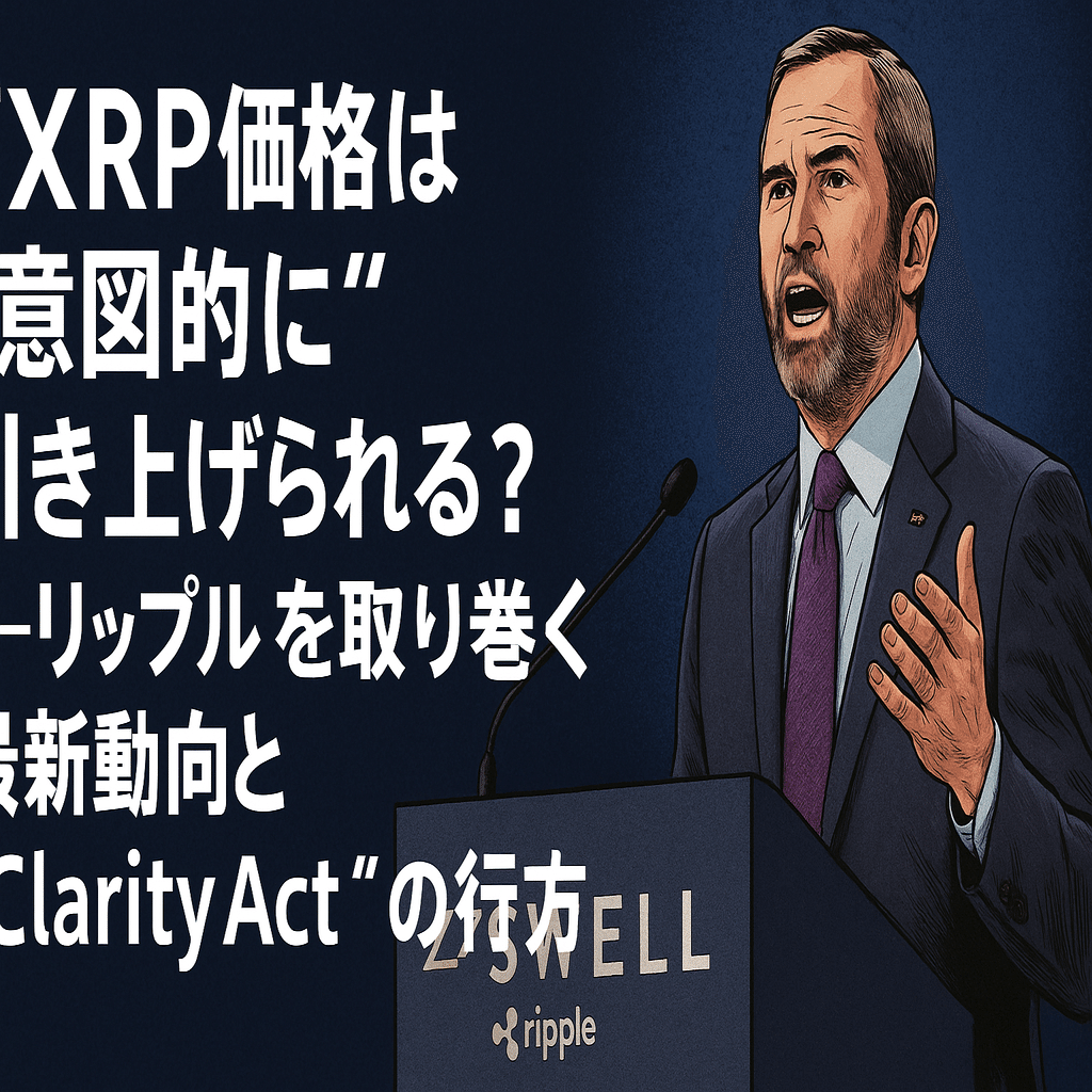 XRP価格は“意図的に”引き上げられる？」──リップルを取り巻く最新動向と“Clarity Act”の行方｜光本貴一｜XRP / Ripple