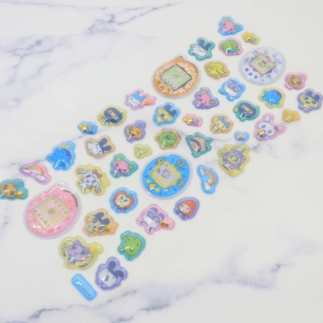 たまごっちボンボンドロップシール＆プチドロップシールの5枚セット