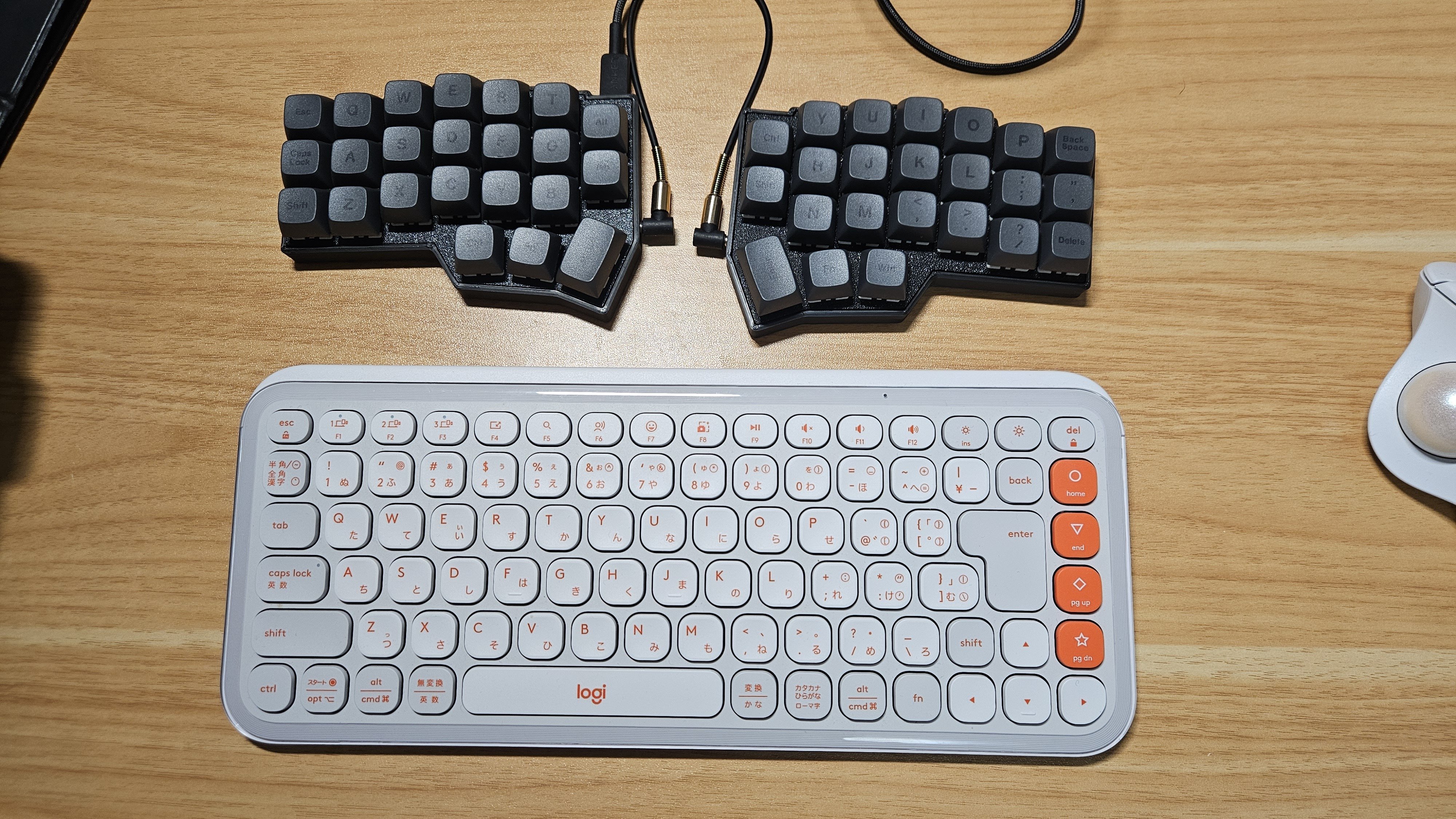 人柱】激安分割キーボードを買った【YIVU Corne V4 】｜matsu / 白デスク