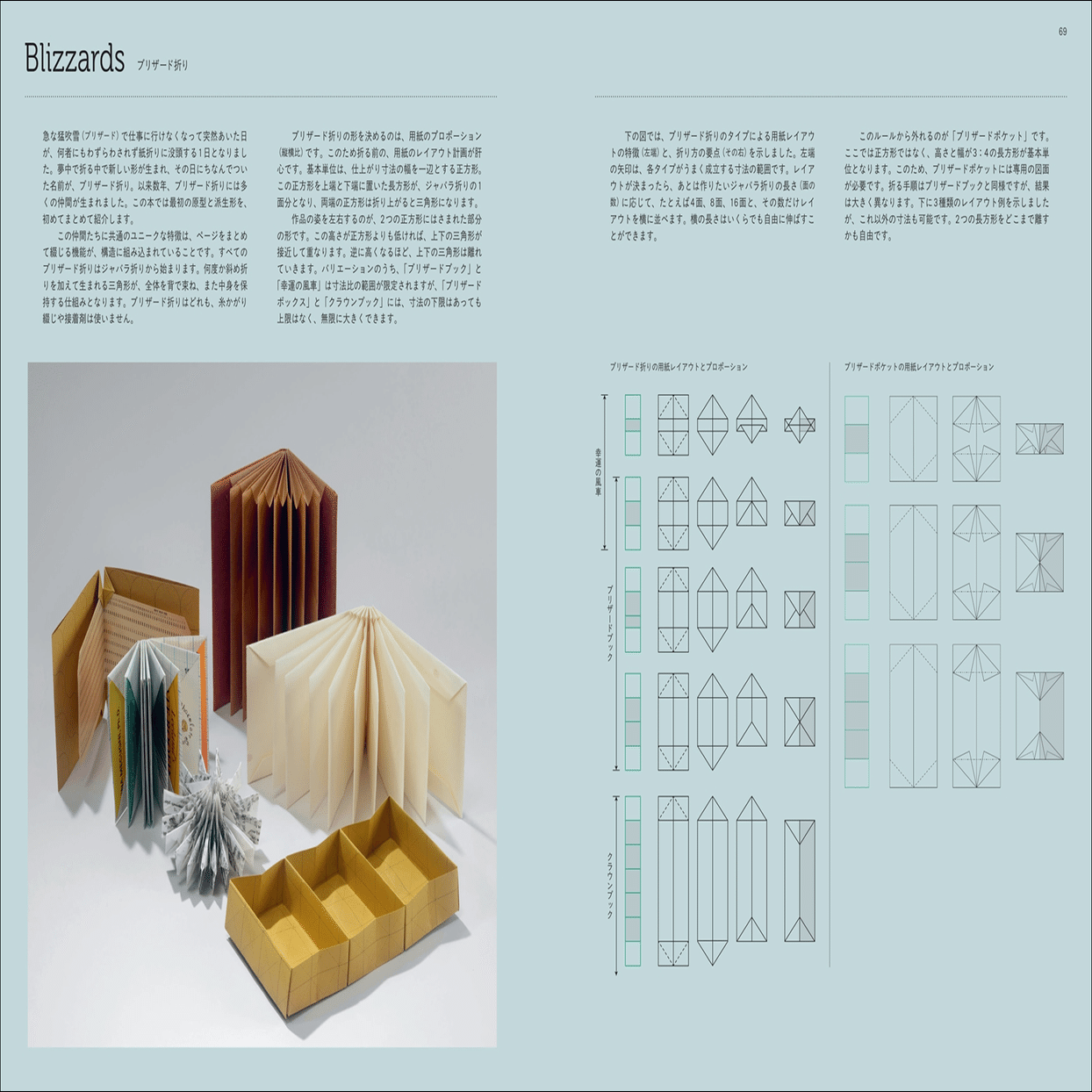 1枚の紙だけで作れる！ 材料、道具、折り方の技法を36作例で紹介