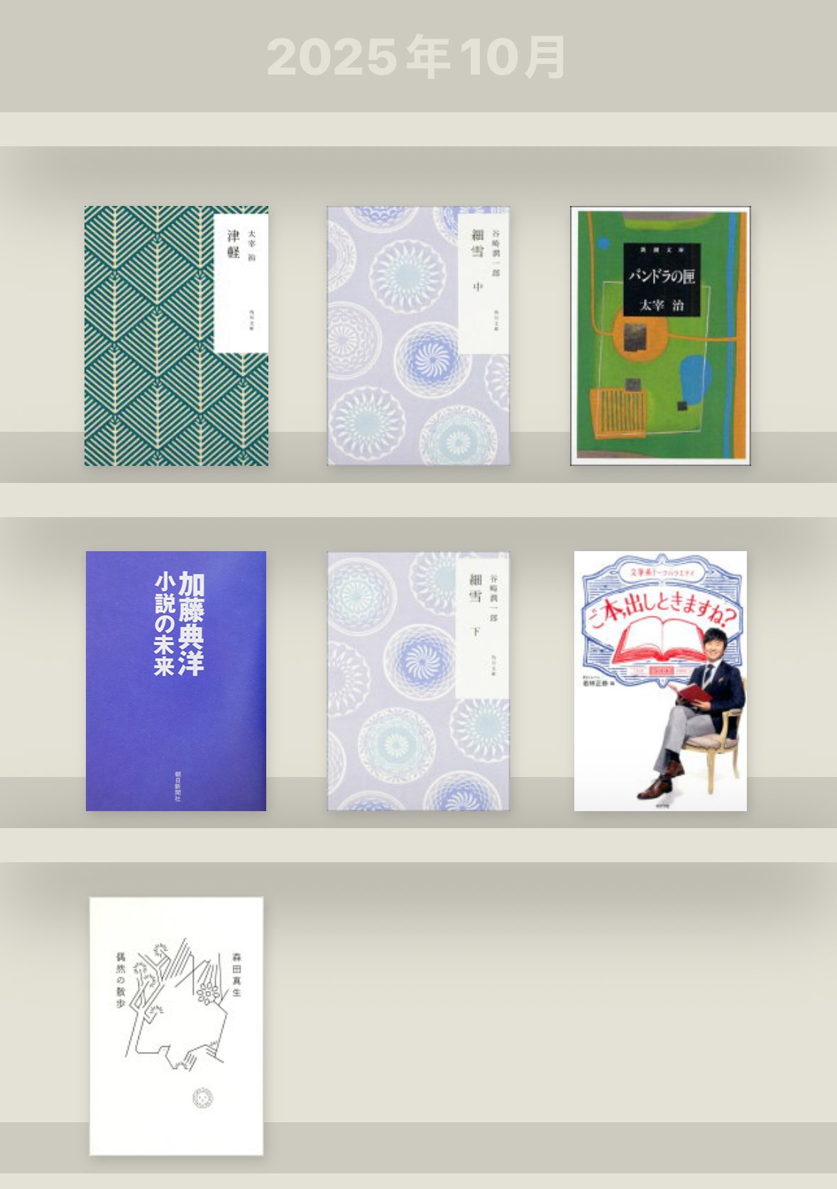 読書記録96 2025年10月の本まとめ|だるま 読書記録96 2025年10月の本まとめ|だるま