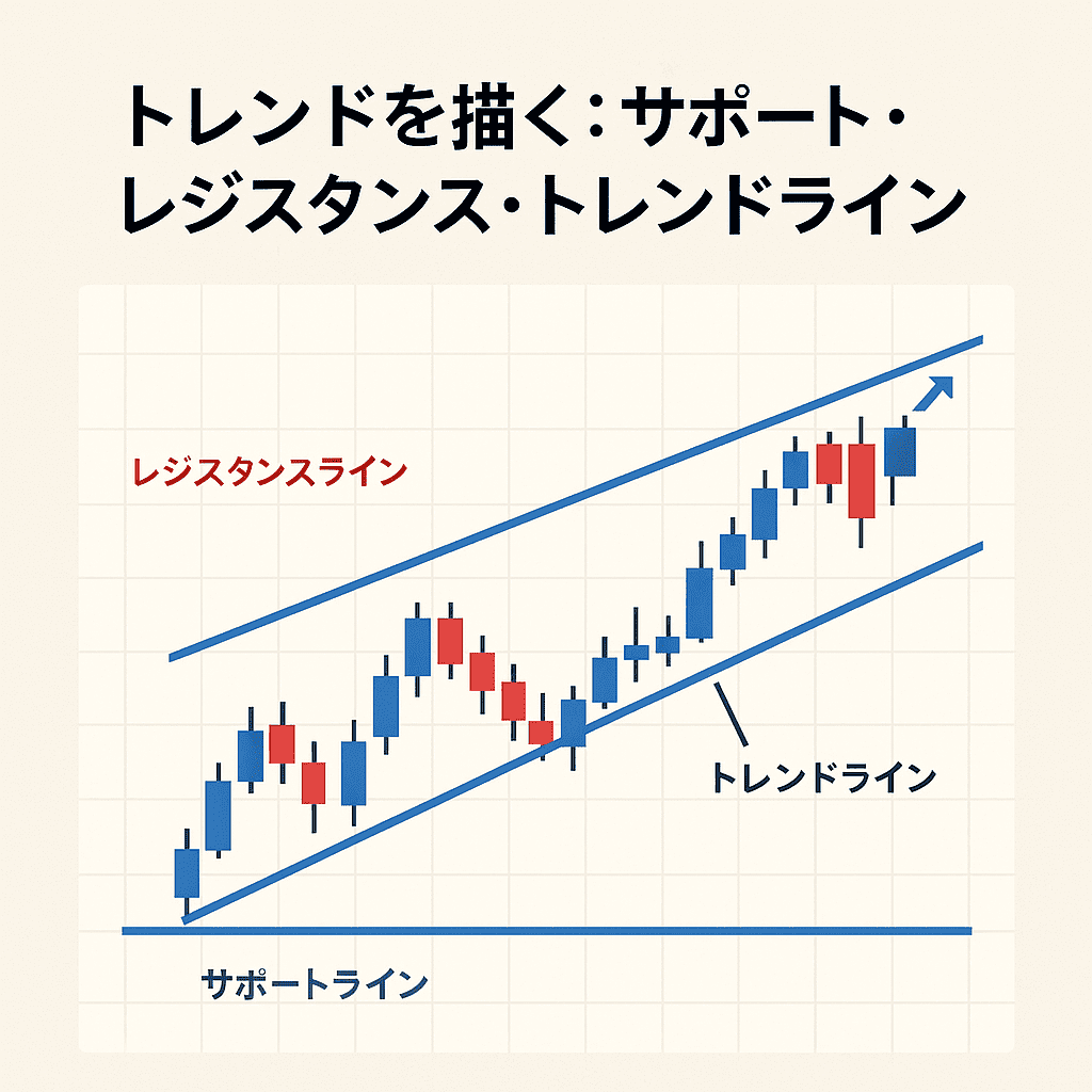FXチャート分析の基本｜ローソク足・トレンド・多時間軸で勝ち筋を作る完全ガイド｜FXの習慣術｜準備と記録