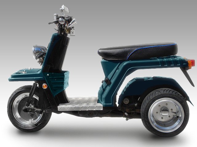 ホンダジャイロ専用】迫力のディッシュホイール＆扁平タイヤセット