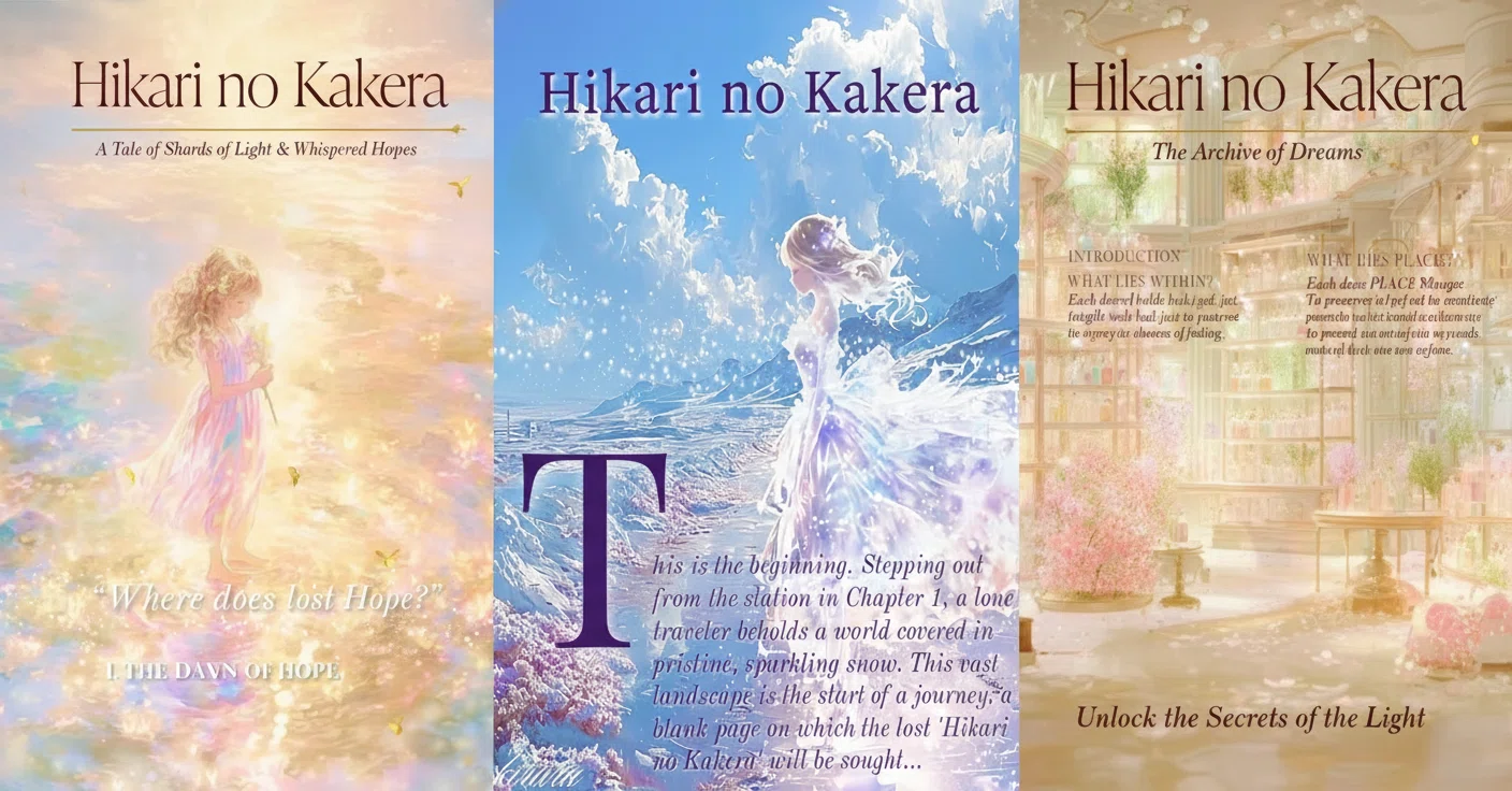 創作大賞2026 #オールカテゴリ部門 光片ヒカリノカケラ💎ファンアート特集🎨海外雑誌風📚 <a target=