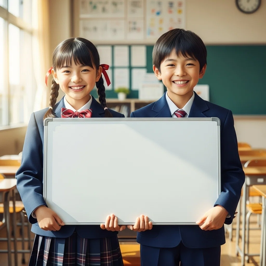 小学生 ホワイトボード 写真素材04