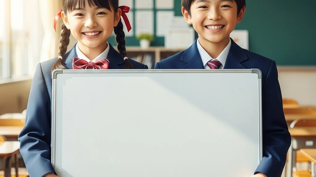 小学生 ホワイトボード 写真素材05