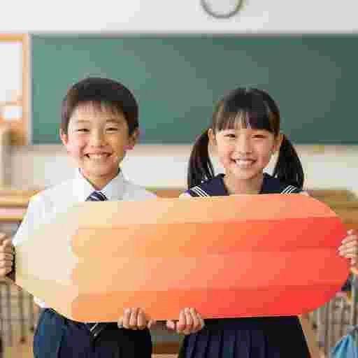 小学生 ホワイトボード 写真素材（サンプル）025