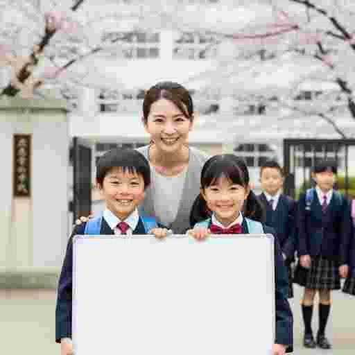 小学生 ホワイトボード 写真素材（サンプル）014