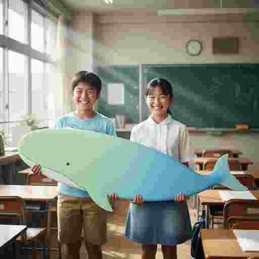 小学生 ホワイトボード 写真素材（サンプル）032