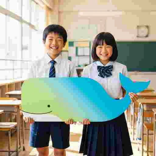 小学生 ホワイトボード 写真素材（サンプル）030