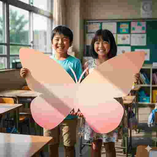 小学生 ホワイトボード 写真素材（サンプル）035