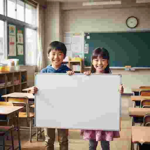 小学生 ホワイトボード 写真素材/写真販売 AI画像 有料＜40枚：350円＞商用利用可（サンプル）06