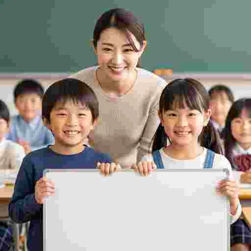 小学生 ホワイトボード 写真素材/写真販売 AI画像 有料＜40枚：350円＞商用利用可（サンプル）012