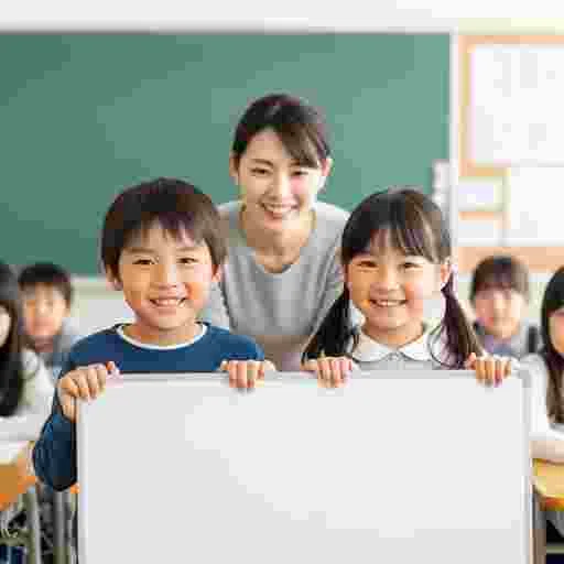 小学生 ホワイトボード 写真素材/写真販売 AI画像 有料＜40枚：350円＞商用利用可（サンプル）011