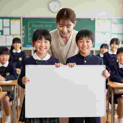 小学生 ホワイトボード 写真素材/写真販売 AI画像 有料＜40枚：350円＞商用利用可（サンプル）010