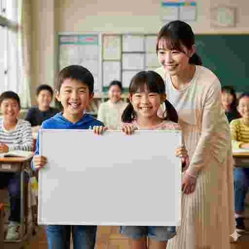 小学生 ホワイトボード 写真素材/写真販売 AI画像 有料＜40枚：350円＞商用利用可（サンプル）013