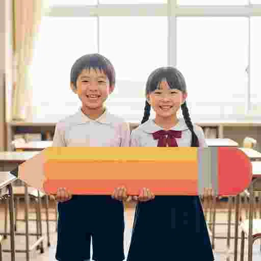 小学生 ホワイトボード 写真素材/写真販売 AI画像 有料＜40枚：350円＞商用利用可（サンプル）026