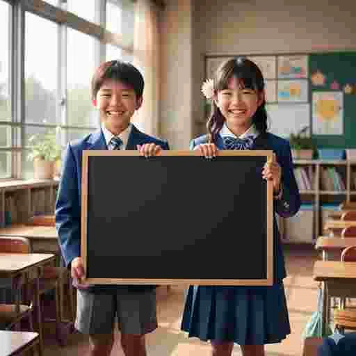 小学生 ホワイトボード 写真素材/写真販売 AI画像 有料＜40枚：350円＞商用利用可（サンプル）037