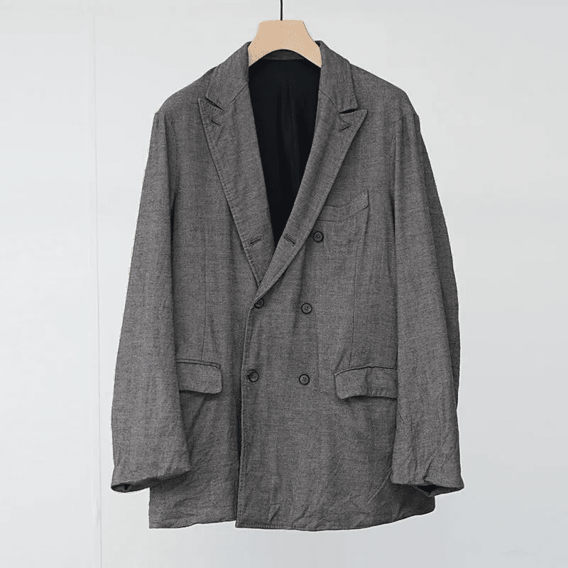 MAATEE&SONS】ダブルGATHERED JK SUPER200シャークスキン残りわずか